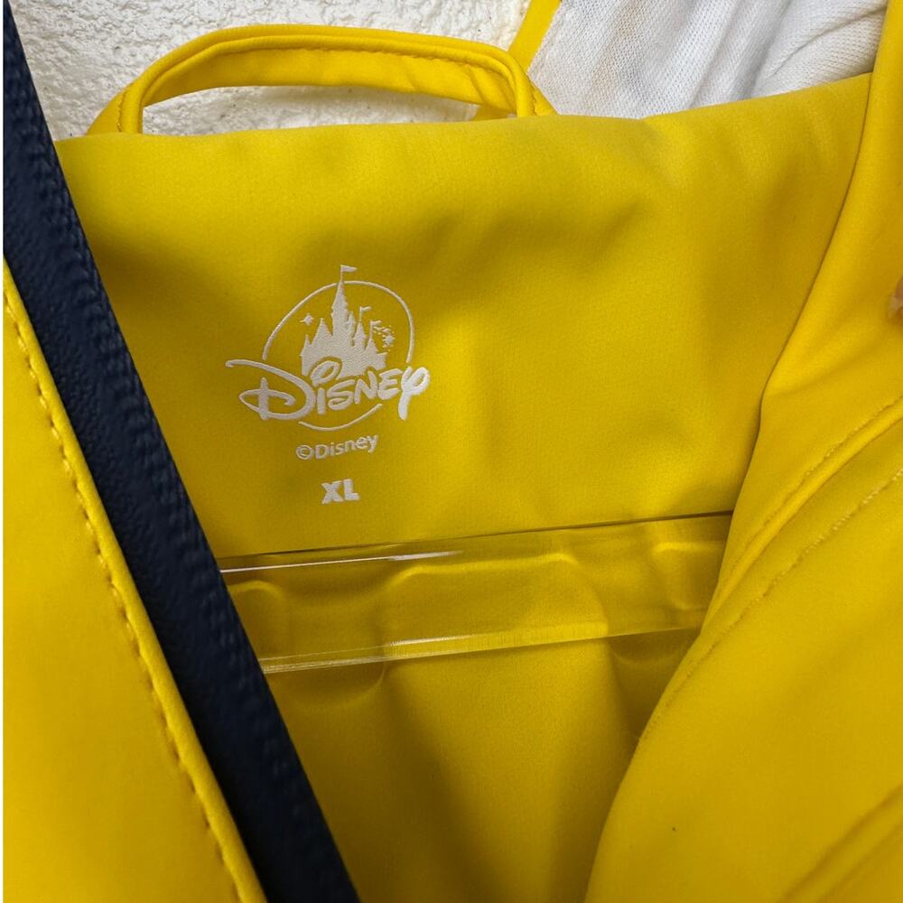 Disney Paris Minnie Mouse Yellow Rain Jacket Women XL - Picture 6 of 16